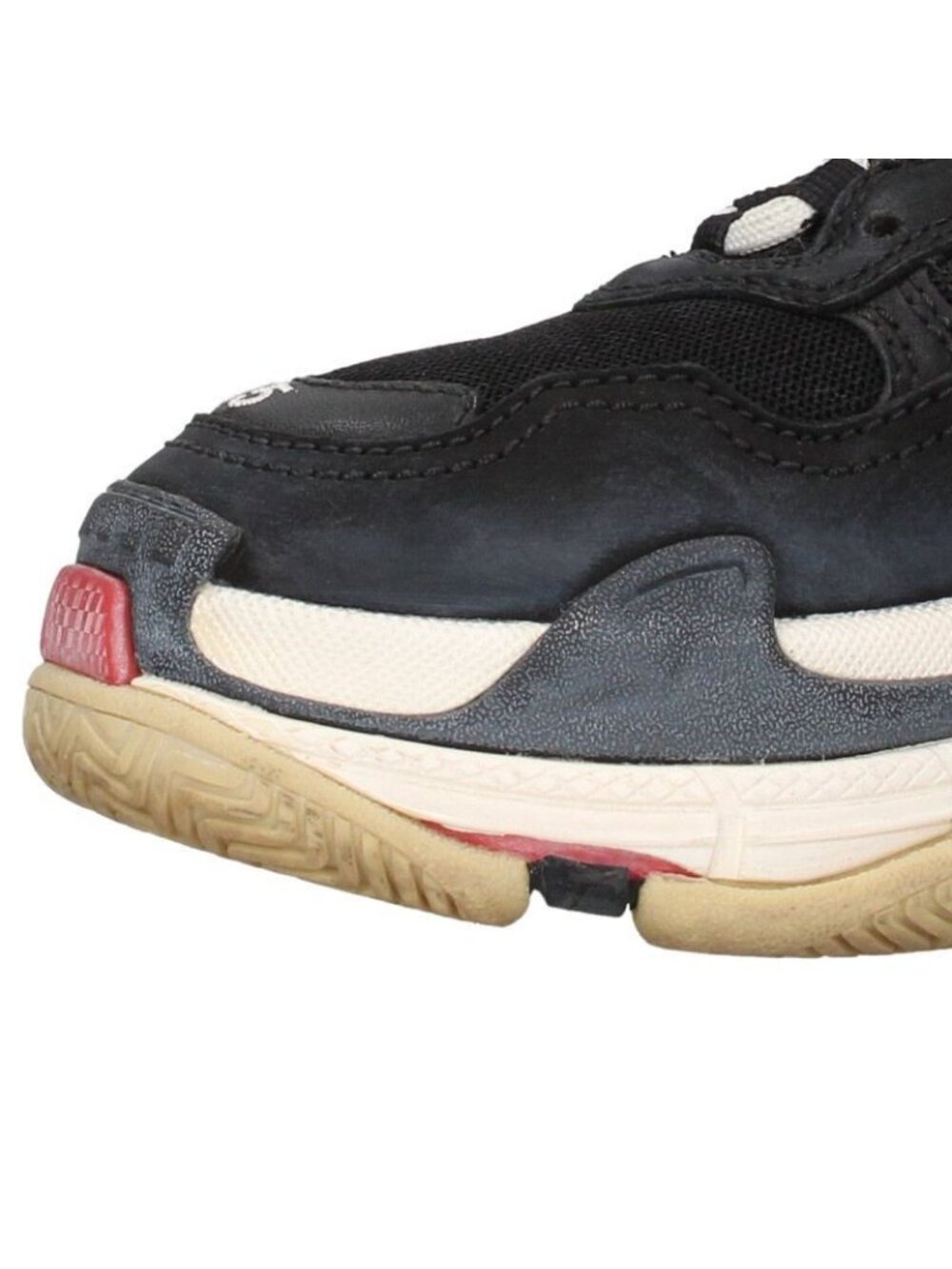 Balenciaga Triple S Trainers Leather Up Sneakers - Picture 5 of 5